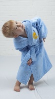 Детский банный халат из бамбука - Малыш(304 голубой)
